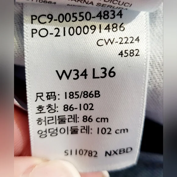 Levi’s 550 Relaxed Fit Jeans Men’s W34 L36 Light Wash 100% Cotton Denim - Picture 14 of 16